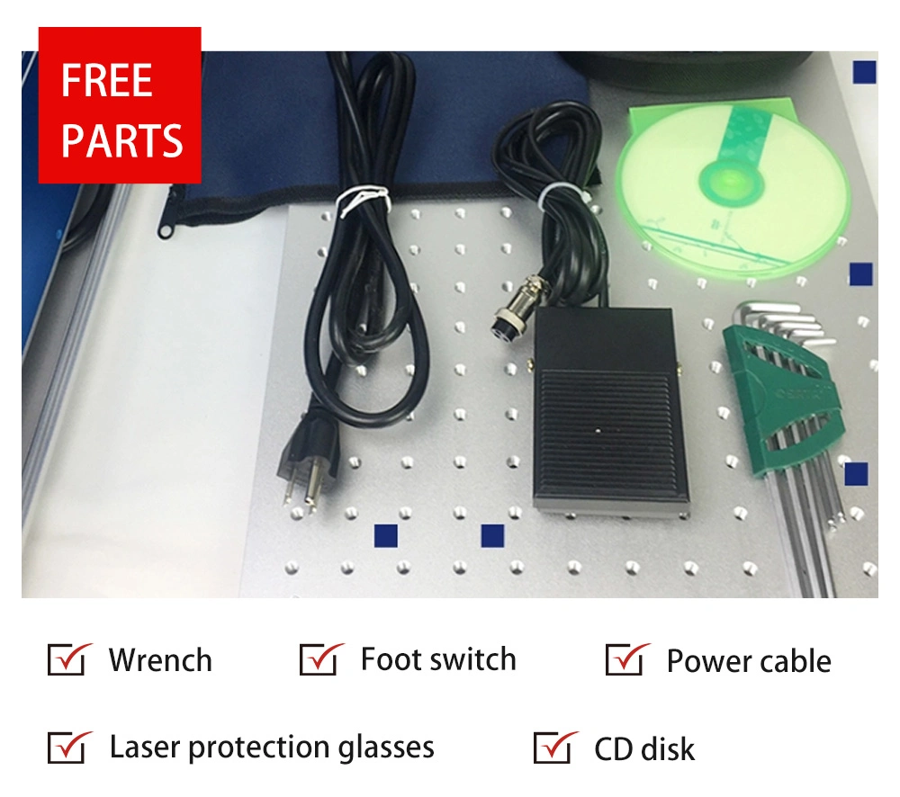 Laser Marking Machine Just for Your Raycus Source 20W 30W 50W Fiber Laser