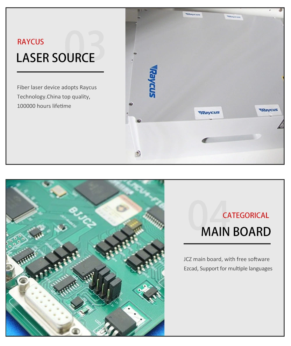 Laser Marking Machine Just for Your Raycus Source 20W 30W 50W Fiber Laser