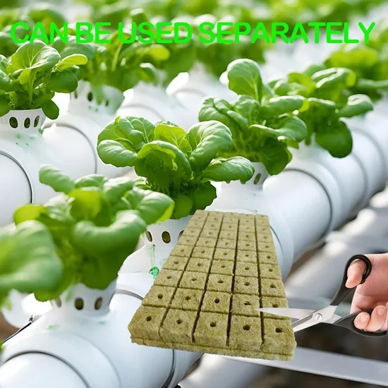 1 Inch Rockwool Grow Starter Cubes Growing Media Mineral Wool